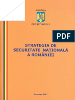 Strategia de Securitate Nationala a Romaniei