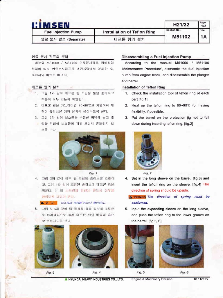 AE Fuel Pump Overhaul Turbomachinery Mechanical Engineering