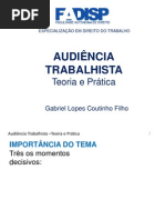 Audiência Trabalhista