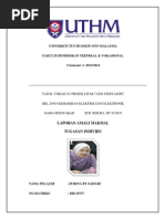 Download Laporan amali elektronik by Mohd Sabal Saripal SN225350576 doc pdf