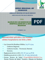 Manejo Residuos Hospitalarios - Diresa Setiembre Diaspositivas 2013