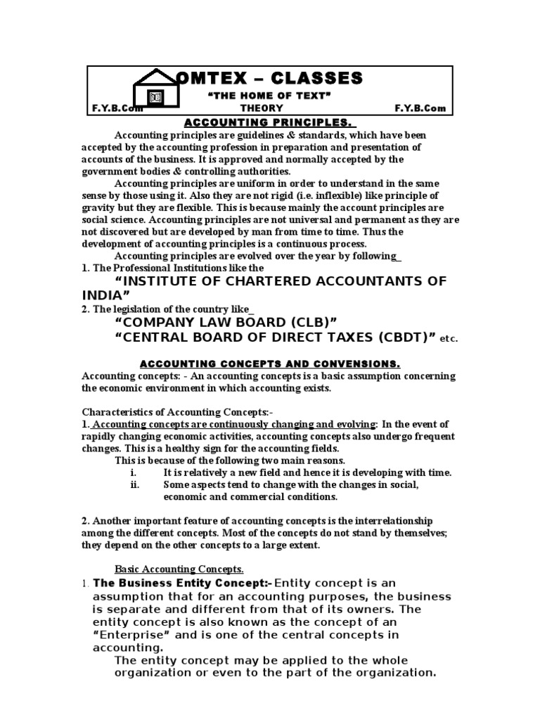 Accounting Concepts and Conventions | PDF | Historical Cost | Revenue