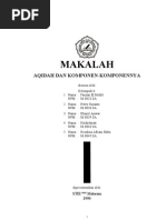 Download Tugas Agama - 01 - Makalah Akidah Dan Komponen-Komponennya by Elmo SN22535427 doc pdf