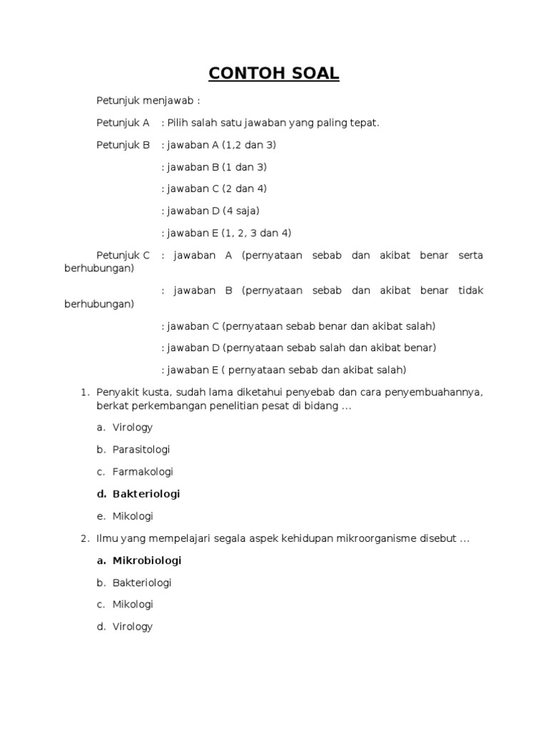 Contoh Soal