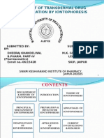 Enhancement of Transdermal Drug Penetration by Iontophoresis