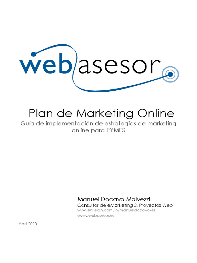 Plan de Marketing Online para PYMES | PDF | Marketing | Producto (Negocio)