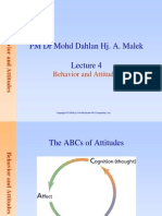 PM DR Mohd Dahlan Hj. A. Malek: Behavior and Attitudes