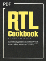 RTL Resistor-Transistor Logic Cookbook