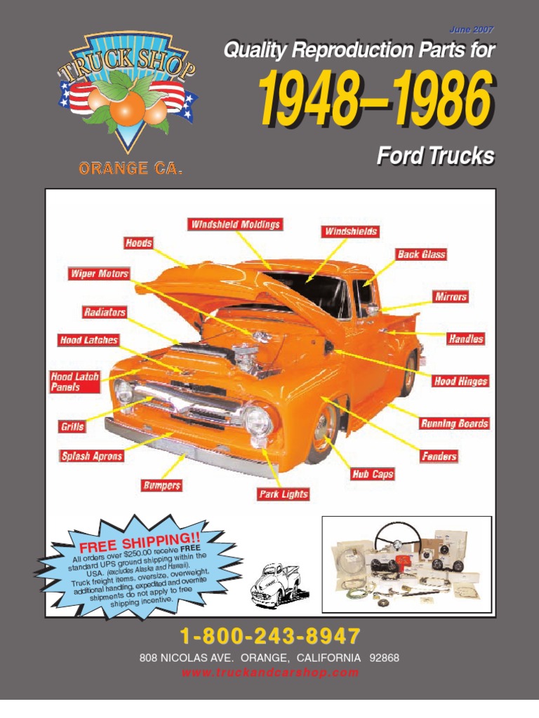 1951 ford f1 disc brake conversion on 48 86 Ford Truck United Parcel Service Invoice