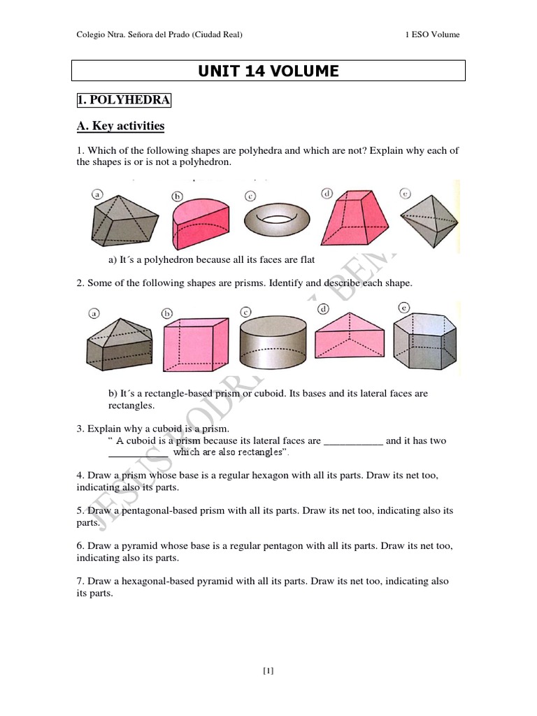 Unit 14 Volume (Word problems).pdf Volume Sphere