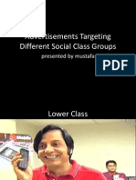 Advertisements Targeting Different Social Class Groups