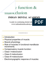 Muscle Function & Malocclusion / Orthodontic Courses by Indian Dental Academy