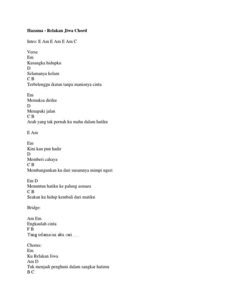 Kord Lagu Gitar Pdf