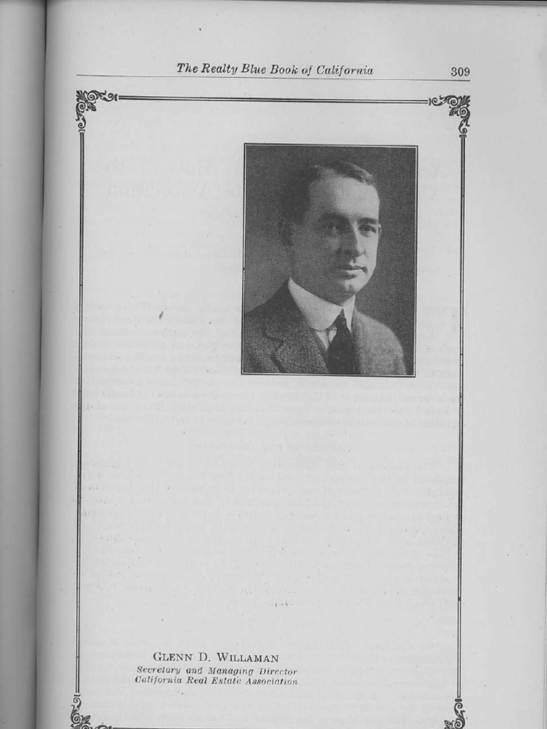 California Real Estate Association and Aims 1924 by