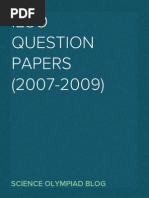 IESO Question Papers (2007-2009)