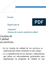 Unidad 6 Gestión de Calidad en Servicios