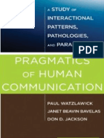 Download 95625504 Watzlawick 1967 Beavin Jackson Pragmatics of Human Communication by Phalangchok Wanphet SN225401885 doc pdf