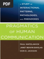 Download 95625504 Watzlawick 1967 Beavin Jackson Pragmatics of Human Communication by Phalangchok Wanphet SN225401885 doc pdf