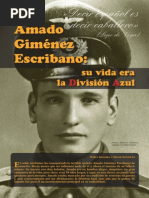 Amado Giménez Escribano, Su Vida Era La División Azul