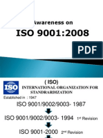 Awareness On ISO 9001 2008 Presen