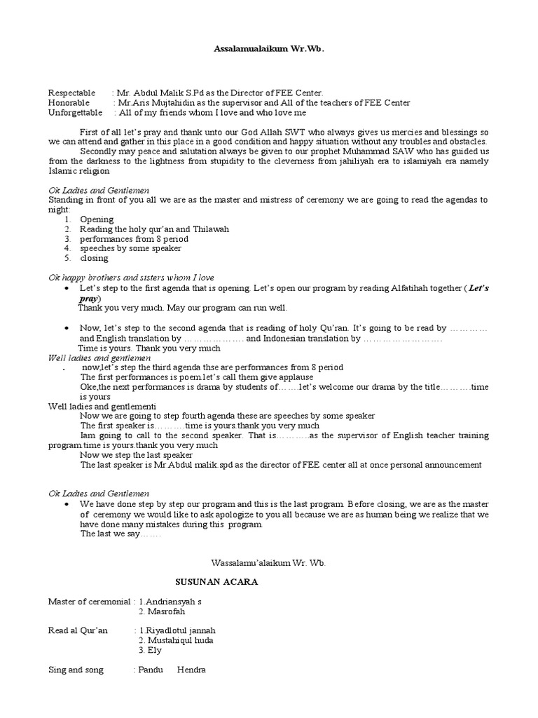 Text Personal Announcement Pdf