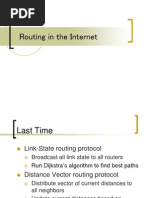 Routing in The Internet