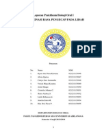 Determinasi Rasa Pengecap Pada Lidah