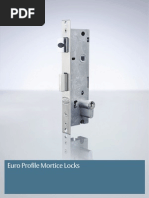 Lockwood Optimum Euro Profile Mortice Locks Catalogue Section
