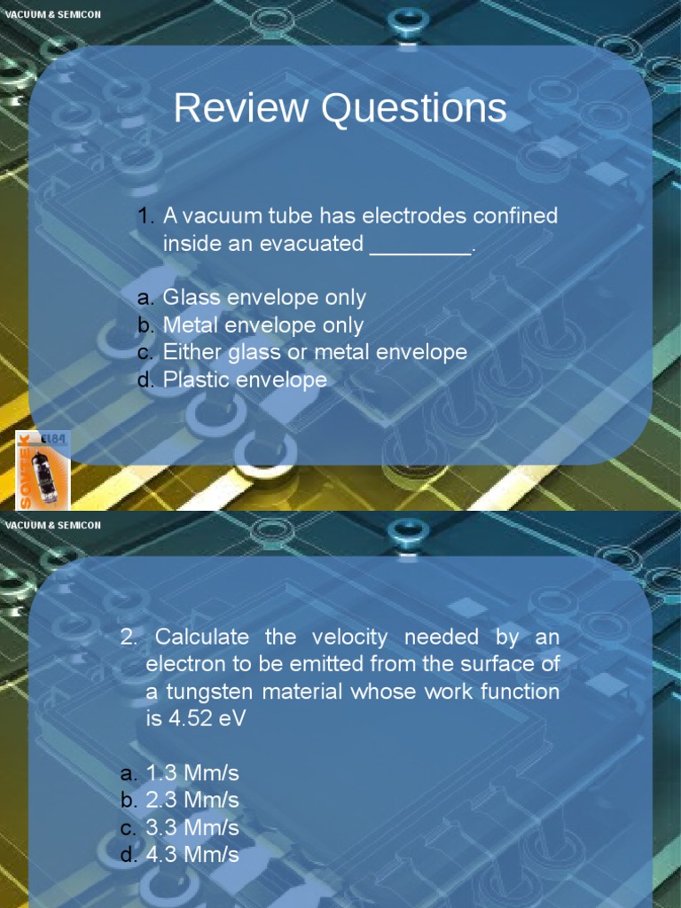 Vacuum Tubes Semicon Vacuum Tube Semiconductors