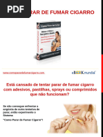 Como Parar de Fumar Cigarro - Aprenda como parar de fumar naturalmente!