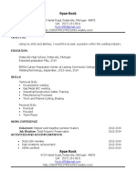 Welding Resume