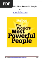 Download The Worlds Most Powerful People-2009 by FORBES by Satish PGoyal SN22542527 doc pdf