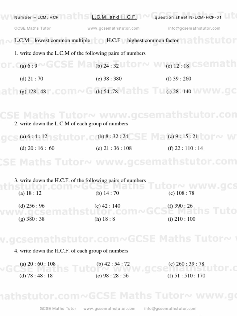 lowest-common-multiple-highest-common-factor-worksheet-01-number-revision-from-gcse-maths