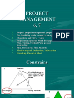 Project Management 6, 7