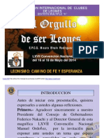 El Orgullo de Ser Leones 2014