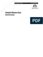 Clarinet Master Class: David Gresham