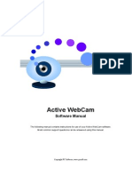 Active Webcam Manual