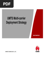 UMTS Multi-Carrier Deployment Strategy For XXX