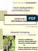 GIB - IV God PMF - Vjezbe 1 - Uvod U GI and BioTech