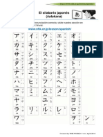 Silabario Japonés (Katakana) PDF