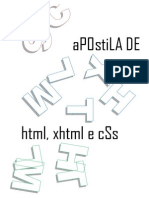 HTML, Xhtml e Css