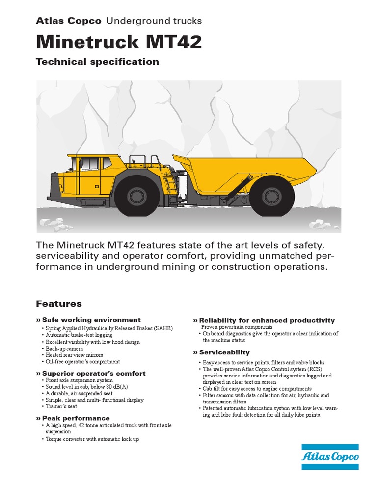 Minetruck mt42 | PDF | Automatic Transmission | Suspension (Vehicle)