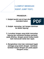 Prosedur Sargent Jump Laminate