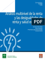 Análisis Multinivel de La Renta y Las Desigualdades de Renta y Salud en España JJ Martin 2011
