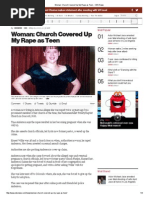 Woman - Church Covered Up My Rape As Teen - CBS News
