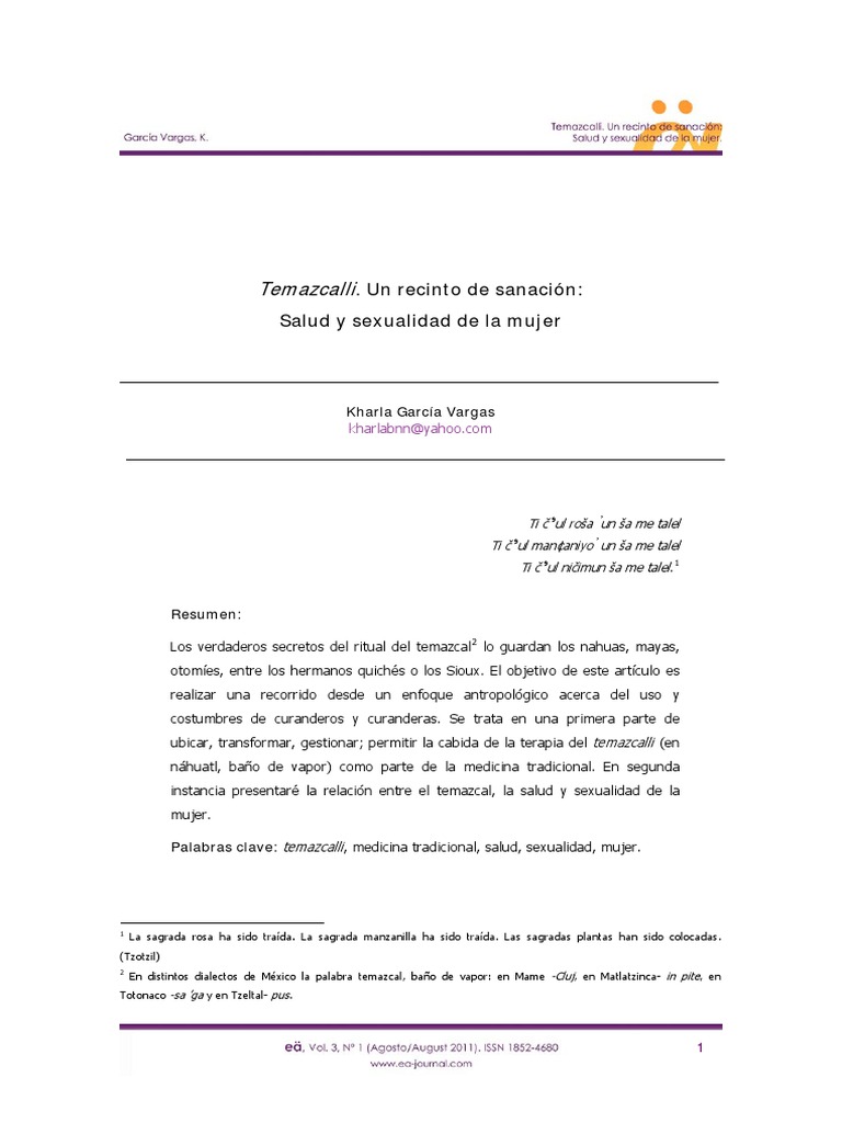 El Temazcal Lobato | PDF | Medicina | Salud y bienestar