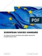 EU Elections Analysis: European Voices Unheard 