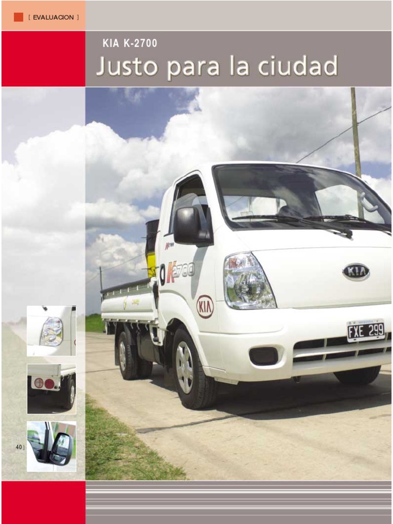 Kia k2700 PDF Camión Eje