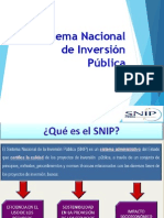 Sistema Nacional de Inversión Pública