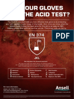 Do Your Gloves Pass The Acid Test?: A B C D E F G H I J K L